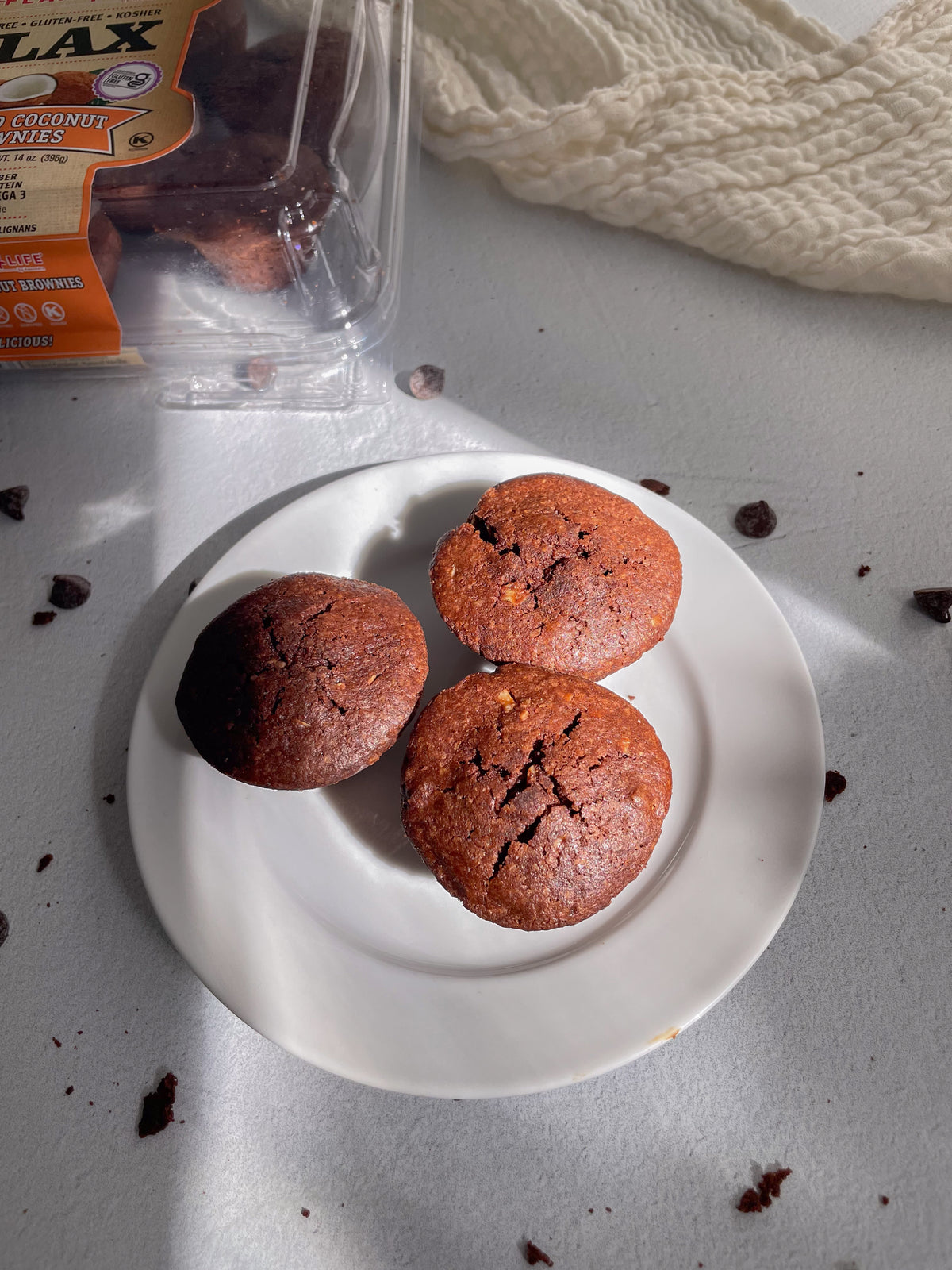 Flax4Life Coconut Brownies 
