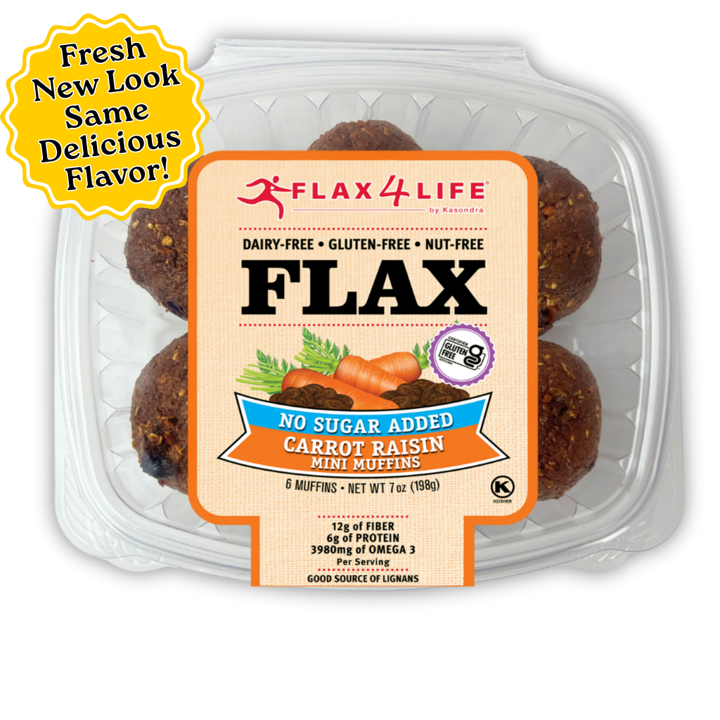 Picture of No Sugar Added Carrot Raisin Mini Muffins