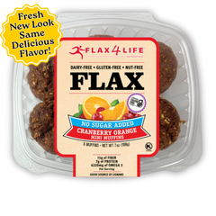 No Sugar Added Cranberry Orange Mini Muffins