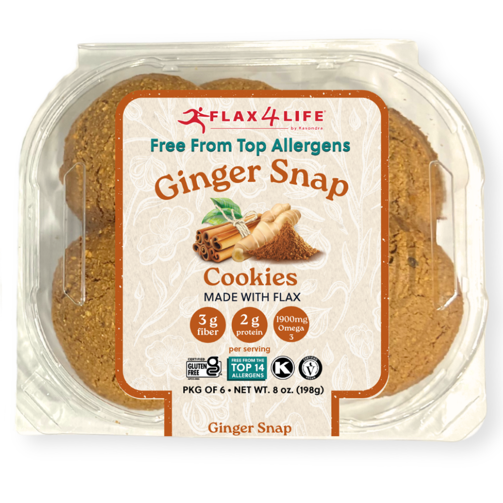Picture of Top  Allergen Free Ginger Snap Cookies-6 ct