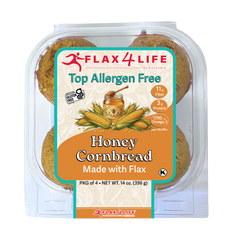 Top Allergen Free Honey Cornbread-4 ct