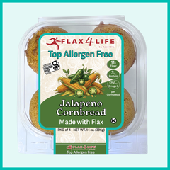 Top Allergen Free Jalapeno Cornbread-4 ct