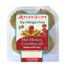 Top Allergen Free Hot Honey Cornbread-4 ct
