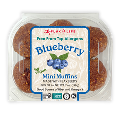 Vegan Blueberry Mini Muffins
